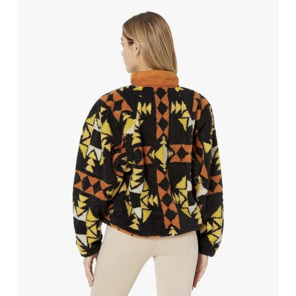 FP Free People Movement Rocky Ridge Jacket Night Sky Combo Hit The Slopes Sherpa - Picture 12 of 12